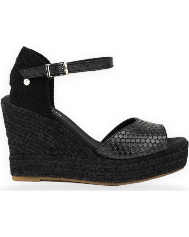 LA VALETA VERA PEEP TOE NEGRO BLACK