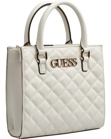 GUESS SMALL TOTE BAG ALAZNE HWALAZ-P3504 WHITE BLANCO