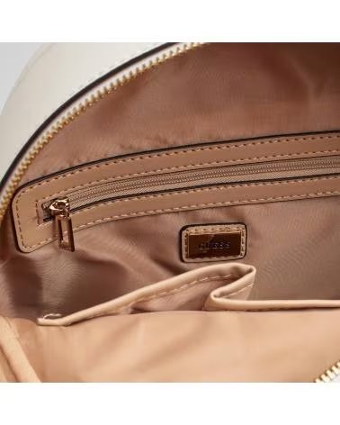 GUESS MOCHILA BEACON FALLS HFVG90-35300 COM ACESSÓRIO - CREME CREMA