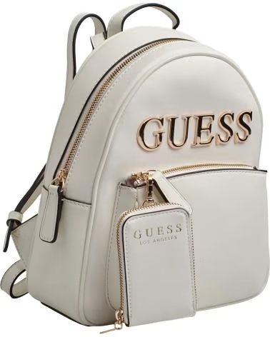 GUESS MOCHILA BEACON FALLS HFVG90-35300 COM ACESSÓRIO - CREME CREMA