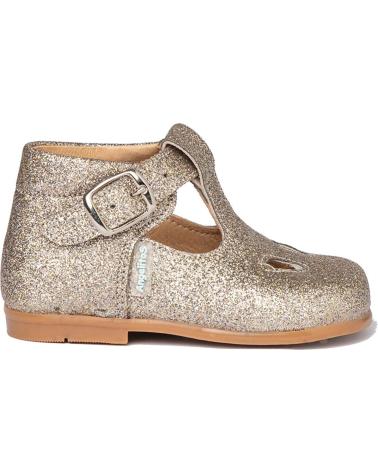 girl and boy shoes ANGELITOS PEPITO PURPURINA 633 PLATINO