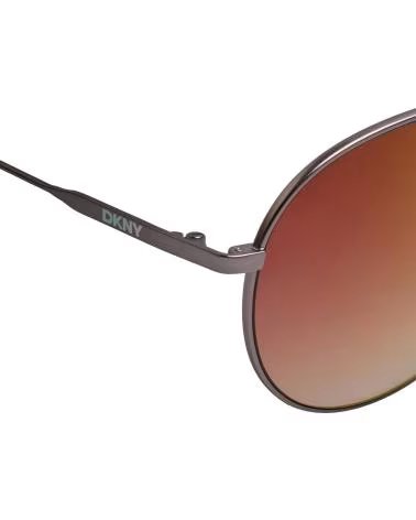 DKNY GAFAS DE SOL MUJER ESTILO PILOTO DE METAL DK305S GUN-ROSA