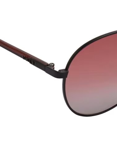 DKNY LUNETTES DE SOLEIL FEMME STYLE PILOTE DK304S MÉTAL NOIR MAT-ROUGE NEGRO MATE-ROJO