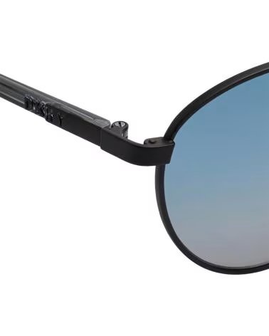 DKNY SONNENBRILLE PILOTENSTIL DK302S METALL SCHWARZ MATT-BLAU REF 1180699 NEGRO MATE-AZUL