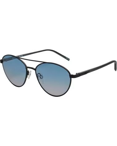 DKNY SONNENBRILLE PILOTENSTIL DK302S METALL SCHWARZ MATT-BLAU REF 1180699 NEGRO MATE-AZUL
