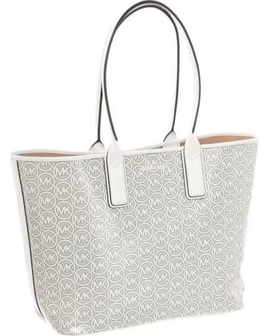 MICHAEL KORS TOTE BAG LOGO 35H1T2JT3C OFF-WHITE BLANCO ROTO