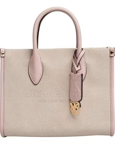 MICHAEL KORS BOLSO CROSSBODY MIRELLA SMALL SIGNATURE LOGO 35S2G7ZC5C BEIGE-ROSA