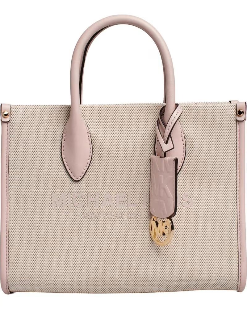 MICHAEL KORS BOLSO CROSSBODY MIRELLA SMALL SIGNATURE LOGO 35S2G7ZC5C BEIGE-ROSA