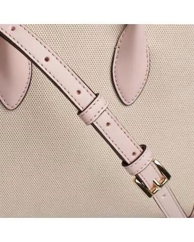 MICHAEL KORS BOLSO CROSSBODY MIRELLA SMALL SIGNATURE LOGO 35S2G7ZC5C BEIGE-ROSA