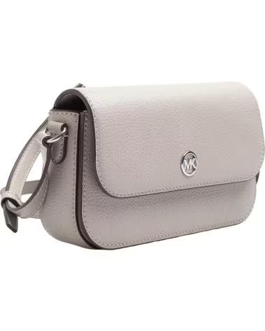 MICHAEL KORS BOLSO MUJER BANDOLERA PIEL JET SET TRAVEL 35F4STVC1L GRIS PERLA