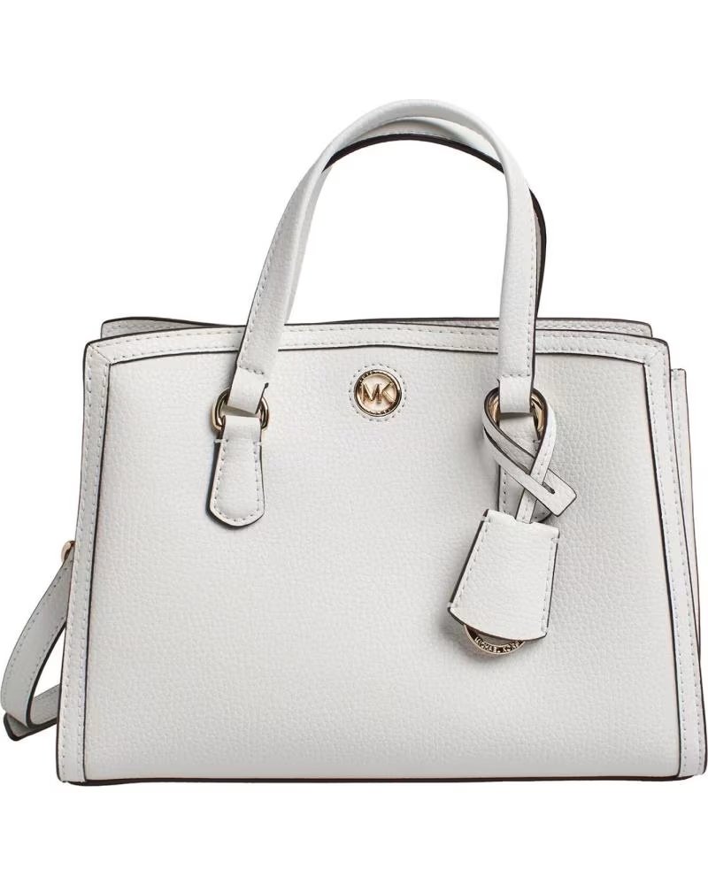 MICHAEL KORS BORSA MESSENGER CHANTAL 30F2G7CM1T BIANCO BLANCO