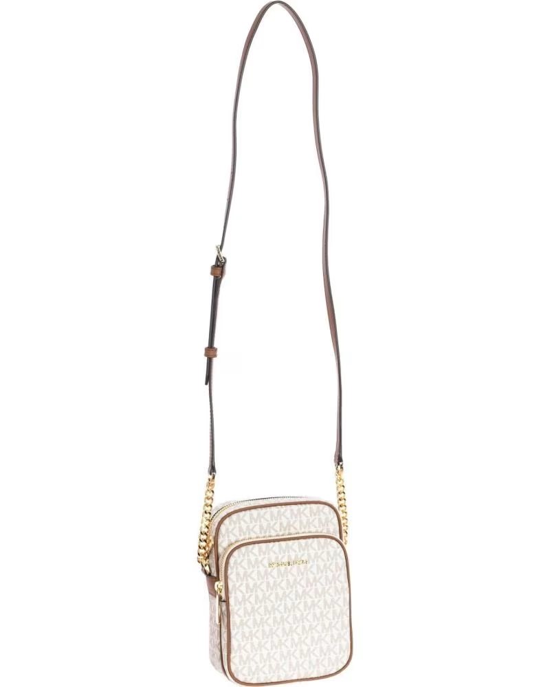 MICHAEL KORS BOLSO BANDOLERA JET SET CON ESTAMPADO DE MONOGRAMA