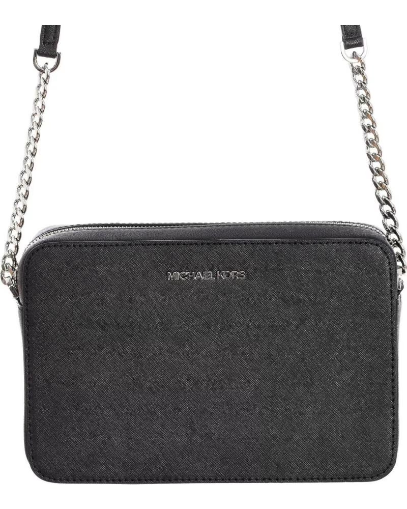 MICHAEL KORS BOLSO BANDOLERA 35F8STTC9L PARA MUJER NEGRO-PLATA