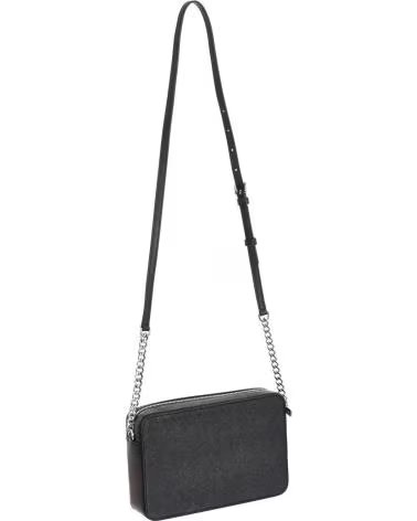 MICHAEL KORS BOLSO BANDOLERA 35F8STTC9L PARA MUJER NEGRO-PLATA