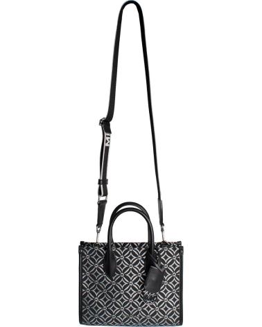 MICHAEL KORS BOLSO CRUZADO MIRELLA PEQUENO 35F4S7ZC5J NEGRO-PLATEADO
