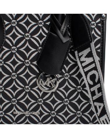 MICHAEL KORS BOLSO CRUZADO MIRELLA PEQUENO 35F4S7ZC5J NEGRO-PLATEADO