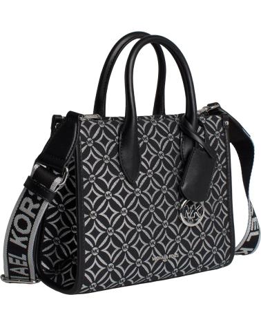 MICHAEL KORS BOLSO CRUZADO MIRELLA PEQUENO 35F4S7ZC5J NEGRO-PLATEADO