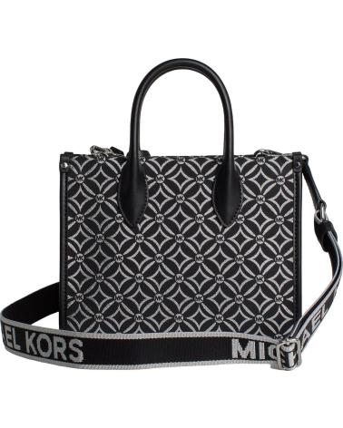 MICHAEL KORS BOLSO CRUZADO MIRELLA PEQUENO 35F4S7ZC5J NEGRO-PLATEADO