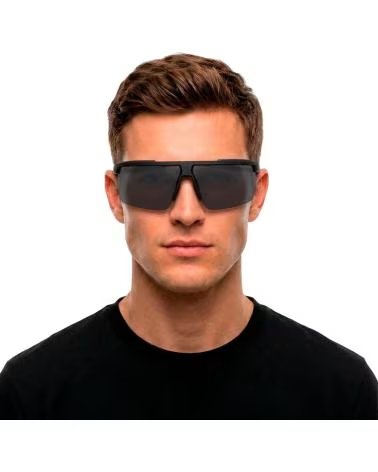 NIKE LUNETTES DE SOLEIL SPORTIVES WINDSHIELD CW4664-010 ENVELOPPANTES NEGRO