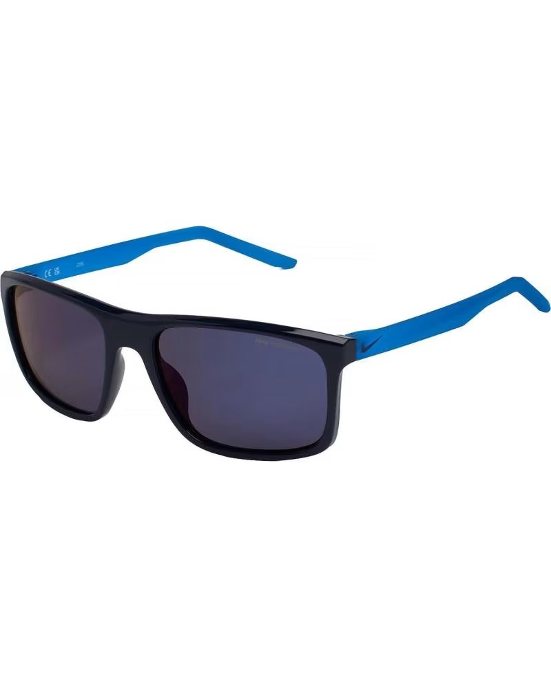 NIKE POLARISIERTE RECHTECKIGE SONNENBRILLE FIRE L P BLAU REF 1180785/1180952 AZUL