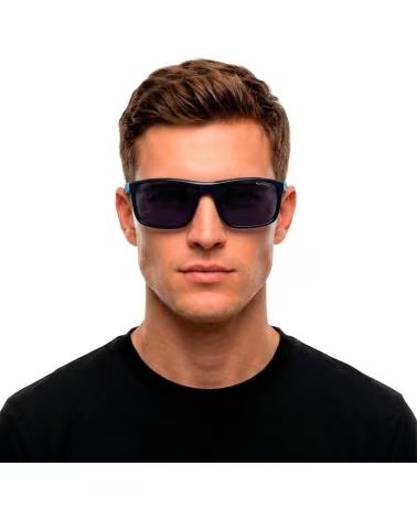NIKE POLARISIERTE RECHTECKIGE SONNENBRILLE FIRE L P BLAU REF 1180785/1180952 AZUL