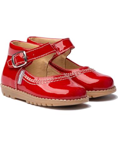 boy shoes ANGELITOS PEPITO CHAROL PIEL 637 ROJO