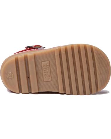 boy shoes ANGELITOS PEPITO CHAROL PIEL 637 ROJO