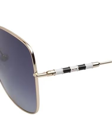 CAROLINA HERRERA GAFAS DE SOL CH0035S CUADRADAS DE METAL PARA MUJER MARRóN CRISTAL