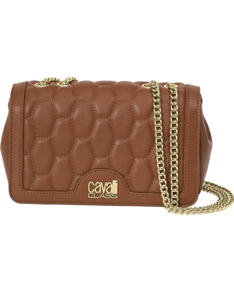 CAVALLI CLASS UMHÄNGETASCHE CCHB0195 MIT KETTENRIEMEN MARRóN