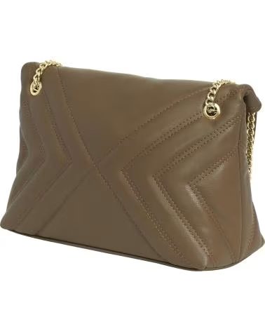 CAVALLI CLASS SCHULTERTASCHE CCHB0196, FARBE TAUPE, MIT KETTENRIEMEN