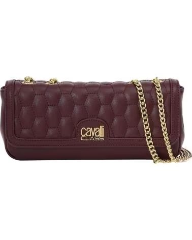 CAVALLI CLASS SHOULDER BAG CCHB0248 BORDEAUX WITH CHAIN BURDEOS