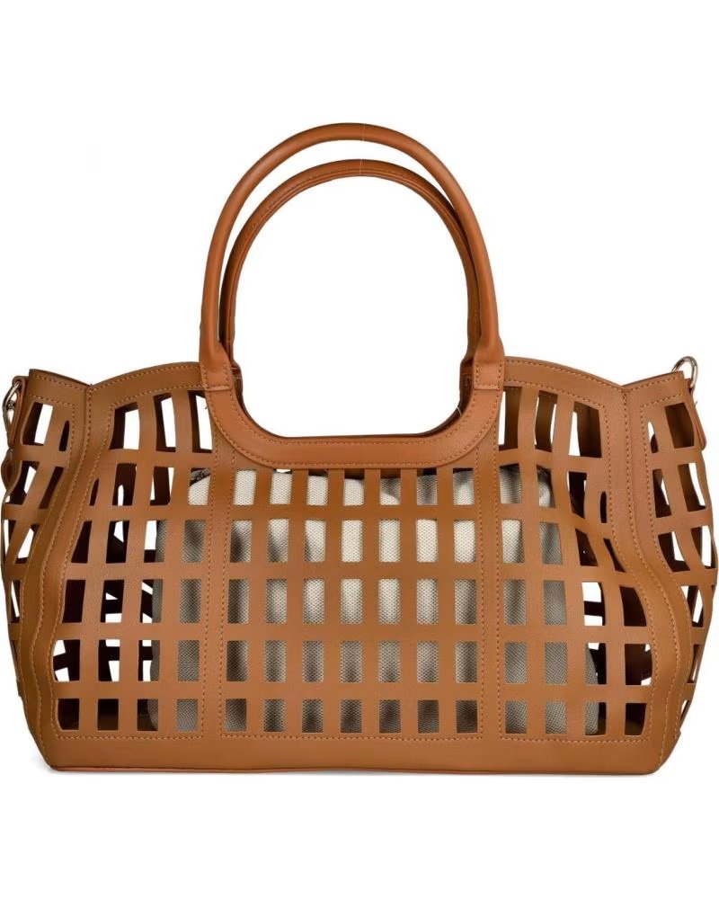 PINKDESERT BOLSO SHOPPER JYL68074 TROQUELADO MARRÓN MARRON
