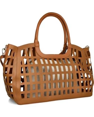 PINKDESERT BOLSO SHOPPER JYL68074 TROQUELADO MARRÓN MARRON