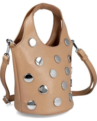 PINKDESERT BOLSO MJY6177 CON TACHAS Y ASAS, COLOR CAMEL