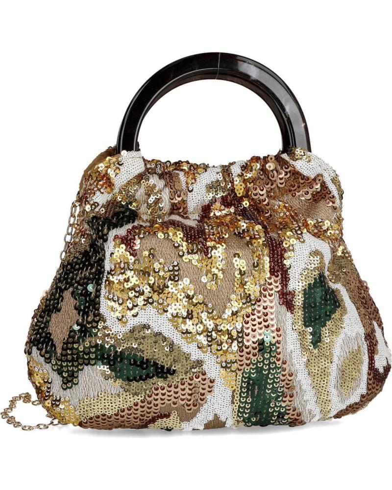 PINKDESERT BOLSO DE FIESTA ESTAMPADO AST20764 CON ASAS ORO