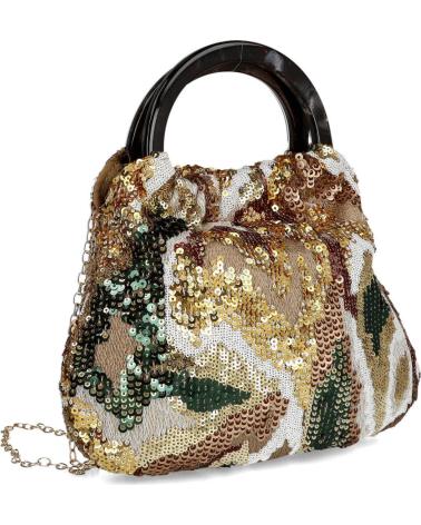 PINKDESERT BOLSO DE FIESTA ESTAMPADO AST20764 CON ASAS ORO