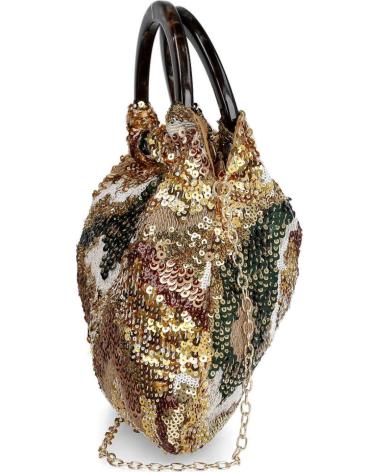 PINKDESERT BOLSO DE FIESTA ESTAMPADO AST20764 CON ASAS ORO