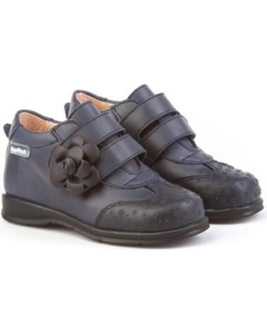 Botines de Niña ANGELITOS BOTITA NEO GATEO PIEL 654 MARINO