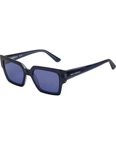 KARL LAGERFELD GAFAS DE SOL MUJER RECTANGULARES DE ACETATO KL6089S AZUL MARINO-TRANSPARENTE