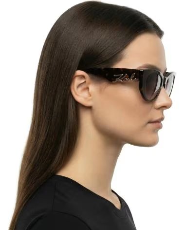 KARL LAGERFELD GAFAS DE SOL MUJER CAT EYE DE ACETATO KL6162S HAVANA OSCURO