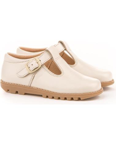boy shoes ANGELITOS PEPITO SPORT PIEL 670 BEIGE
