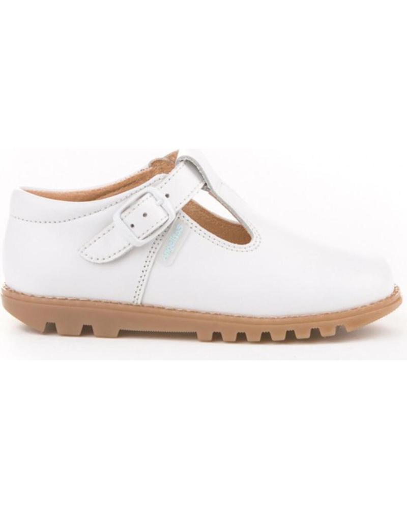 boy shoes ANGELITOS PEPITO SPORT PIEL 670 BLANCO