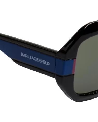 KARL LAGERFELD GAFAS DE SOL MUJER RECTANGULARES ANCHAS KL6124S NEGRO-AZUL-LILA