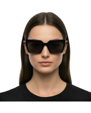 KARL LAGERFELD GAFAS DE SOL KL6181S N GEOMÉTRICAS ANCHAS, REF 1181100 NEGRO