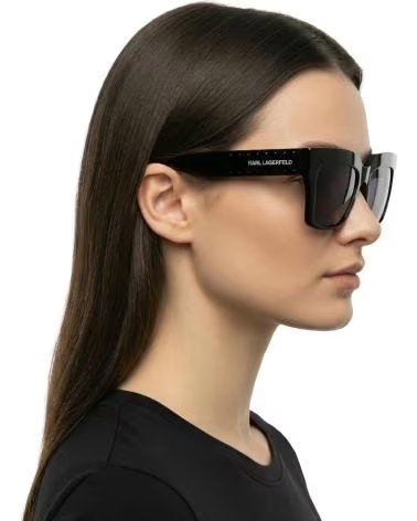 KARL LAGERFELD GAFAS DE SOL KL6181S N GEOMÉTRICAS ANCHAS, REF 1181100 NEGRO