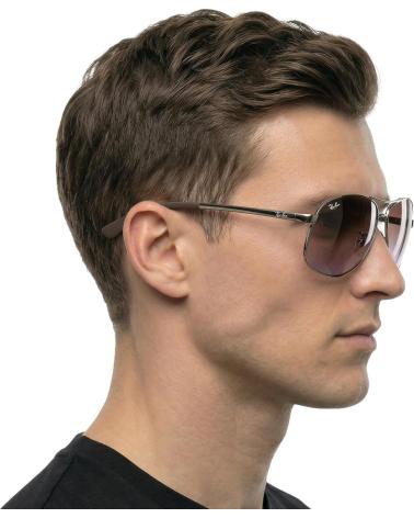 RAY BAN GAFAS DE SOL RAY-BAN HOMBRE ESTILO PILOTO RB3387 PLATEADO, REF: 1181110