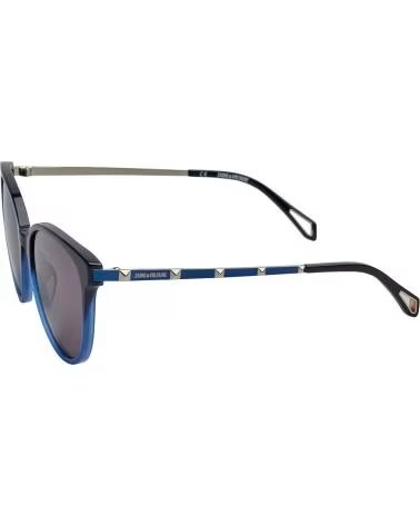 ZADIG AND VOLTAIRE gafas de sol redondas szv307 para mujer AZUL DEGRADADO