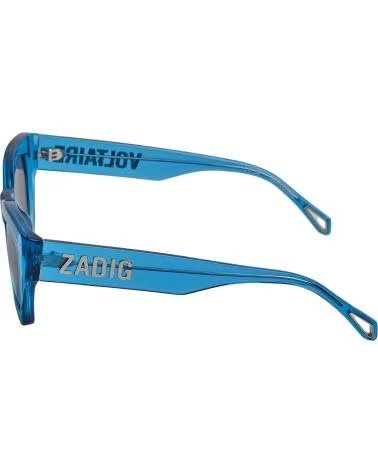ZADIG AND VOLTAIRE GAFAS DE SOL RECTANGULARES SZV371 PARA MUJER TURQUESA CRISTAL