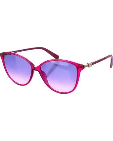 SWAROVSKI GAFAS DE SOL SK0331S OVALADAS ACETATO BURDEOS-TRANSPARENTE REF 1186556