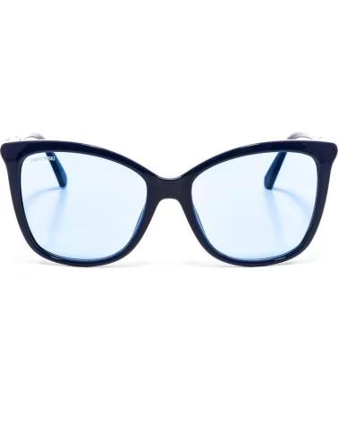 SWAROVSKI GAFAS DE SOL SK0227S CUADRADAS DE ACETATO PARA MUJER AZUL
